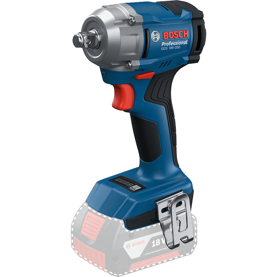 Llave de impacto inalámbrica Bosch GDS 18V-350 sin batería ni cargador — vista 1