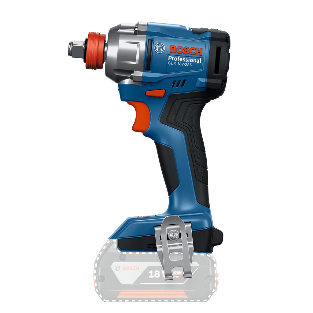 Atornillador y llave de impacto Bosch GDX 18V-285 con 2 baterías de 2 Ah y cargador — vista 3