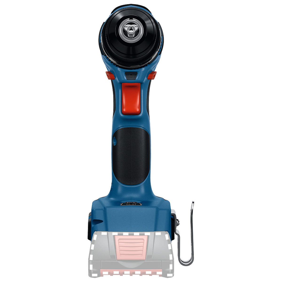 Taladro percutor inalámbrico Bosch GSB 18V-65 con 2 baterías de 2 Ah y cargador — vista 4