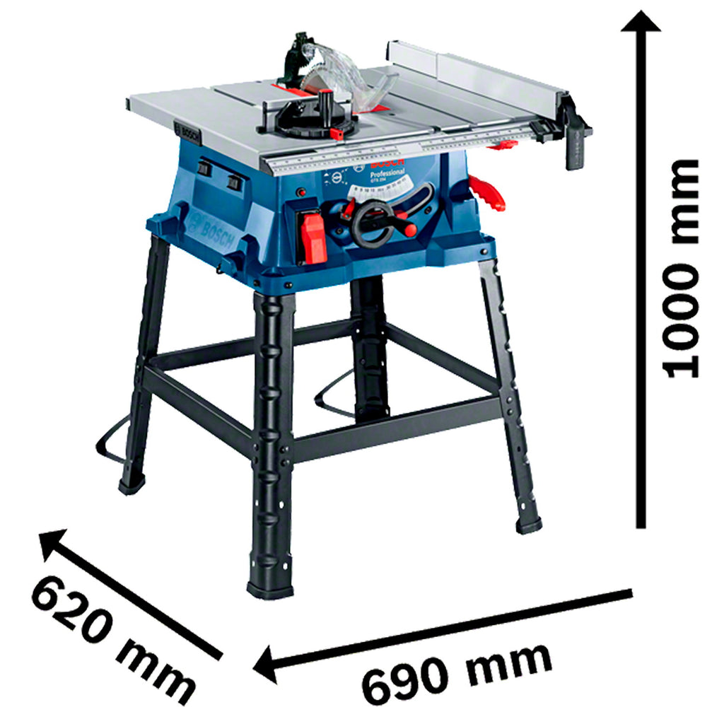 Sierra de banco Bosch GTS 254 de 1800 W — vista 4