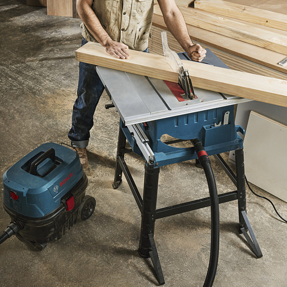 Sierra de banco Bosch GTS 254 de 1800 W — vista 5
