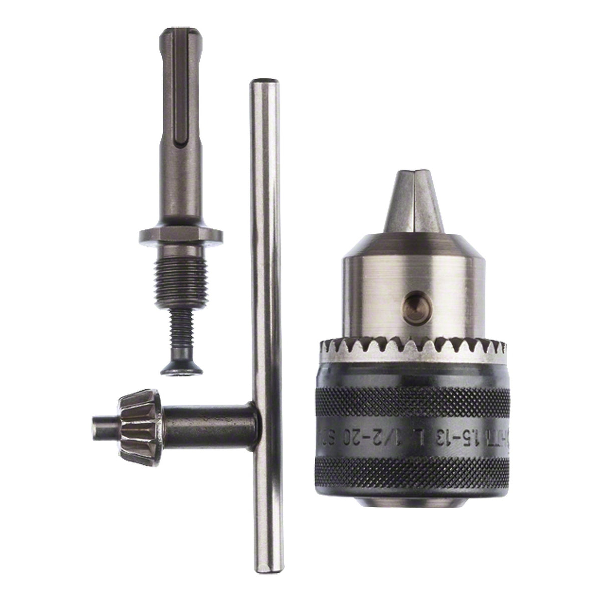 Mandril Promoline 13mm + Vastago + Tornillo + Adaptador SDS-Plus Bosch