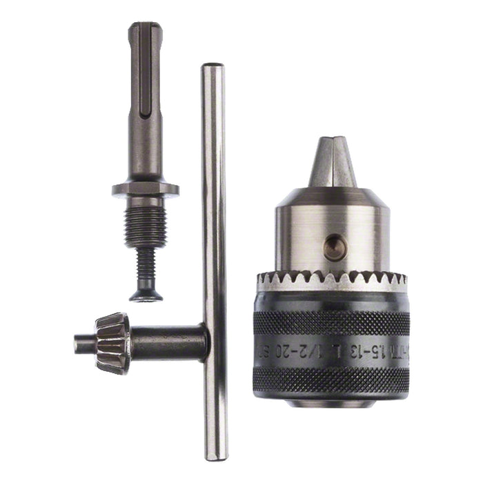 Mandril Promoline 13mm + Vastago + Tornillo + Adaptador SDS-Plus Bosch