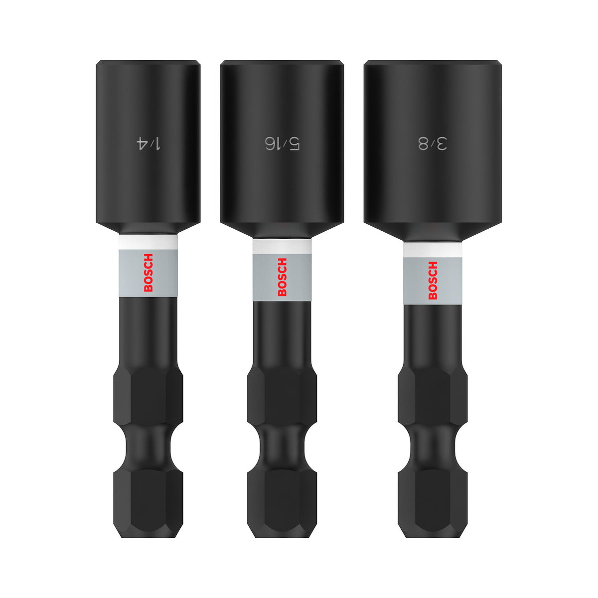 PRO Nutsetter Impact, 1/4"x50 mm; 5/16"x50 mm; 3/8"x50 mm; 1 7/8"x50 mm, 4 pcs Bosch