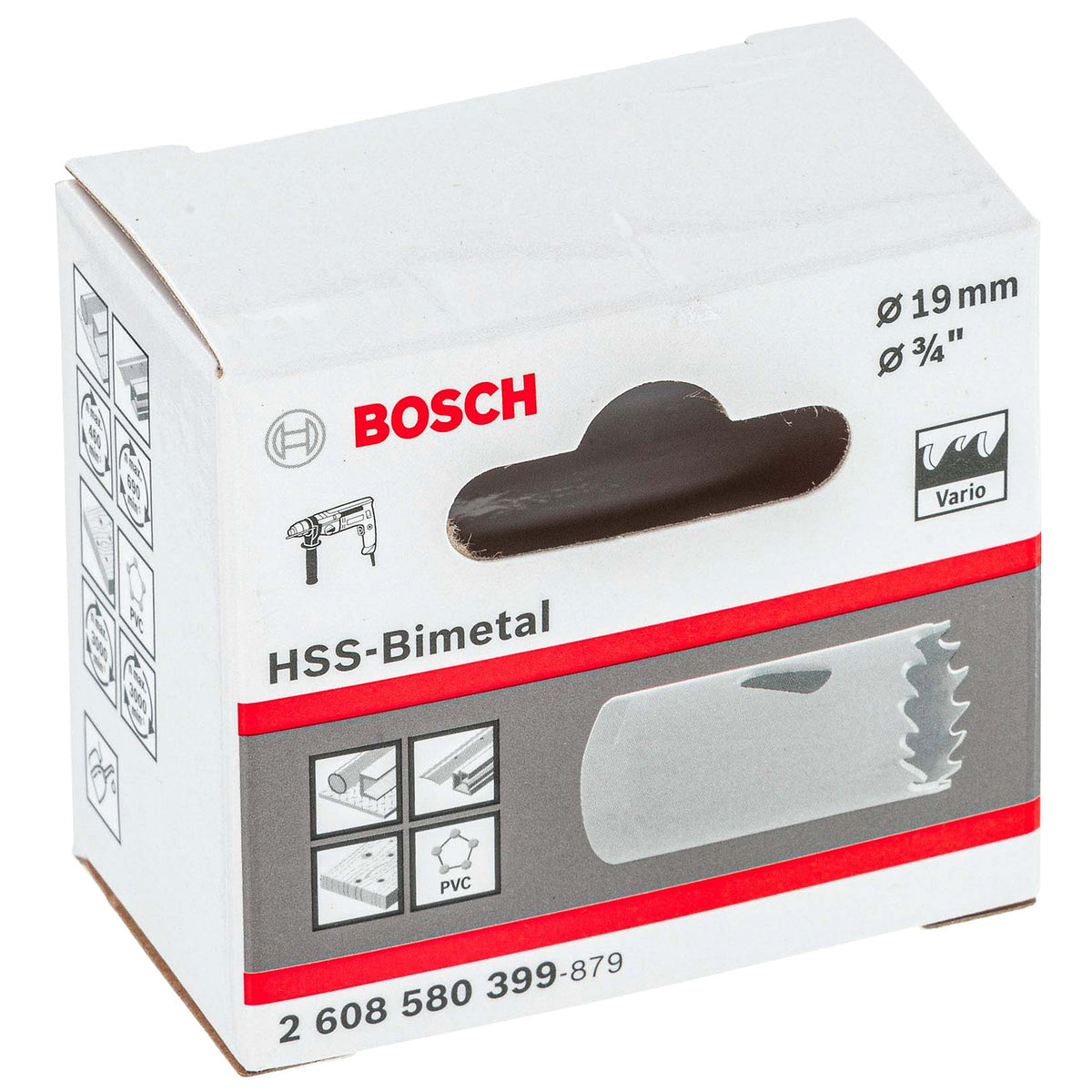 Sierra Copa HSS-Bimetal Bosch - 19mm - Caja Carton
