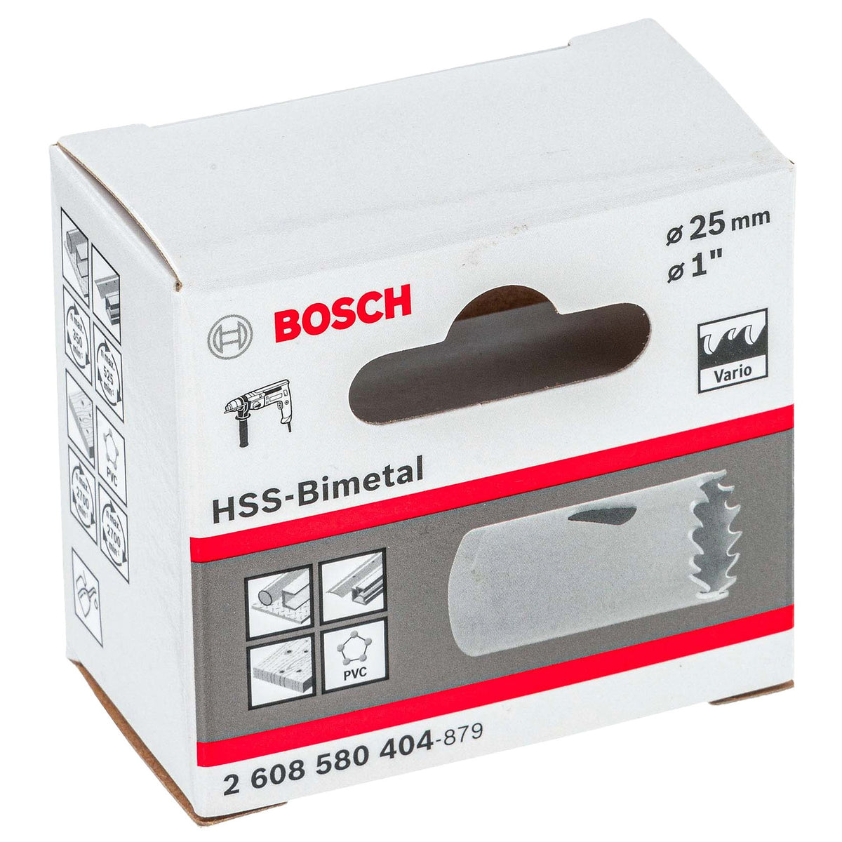 Sierra Copa HSS-Bimetal Bosch - 25mm - Caja Carton