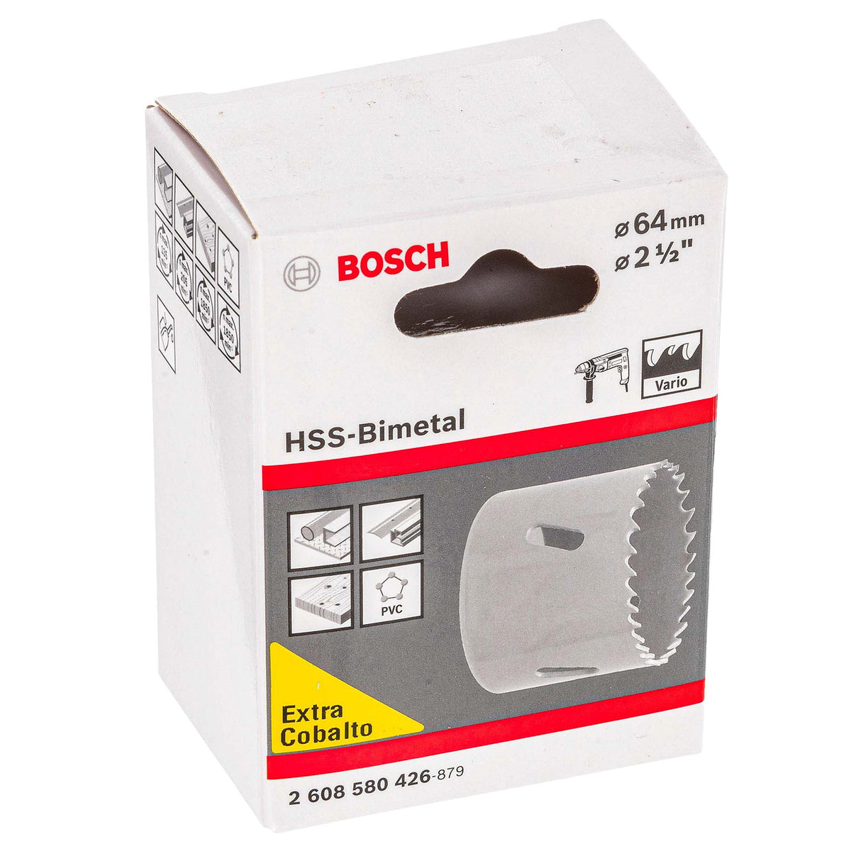 Sierra Copa HSS-Bimetal Bosch - 64mm - Caja Carton