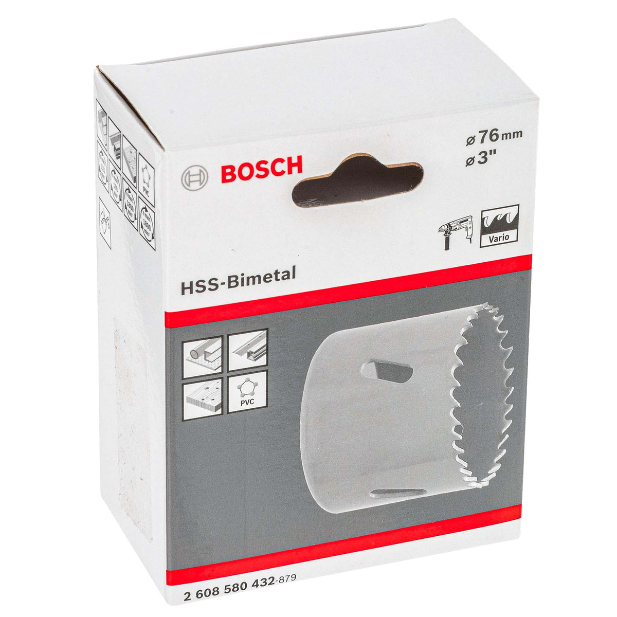 Sierra Copa HSS-Bimetal Bosch - 76mm - Caja Carton