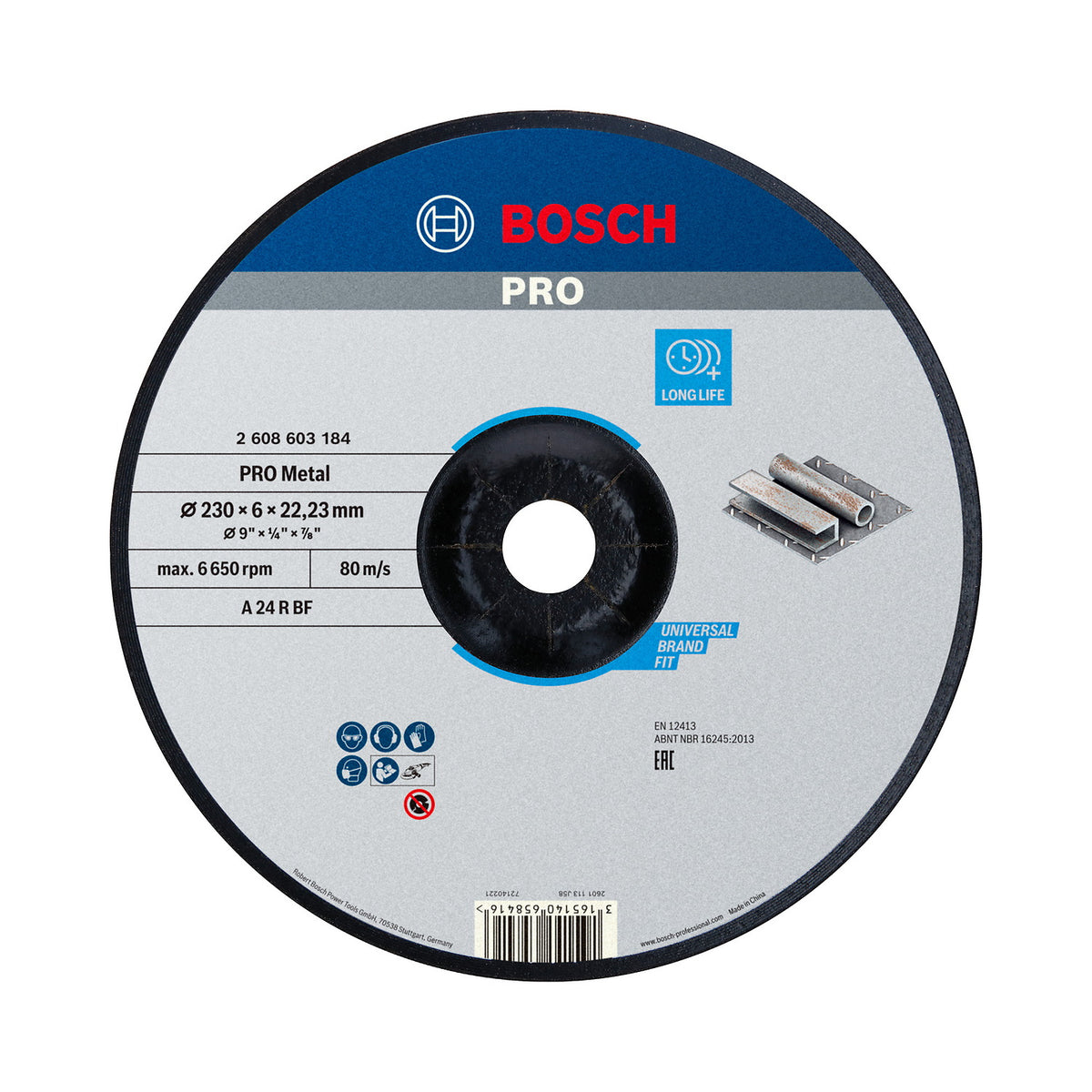 Disco de Desbaste Standard for Metal 230x6,0mm Bosch
