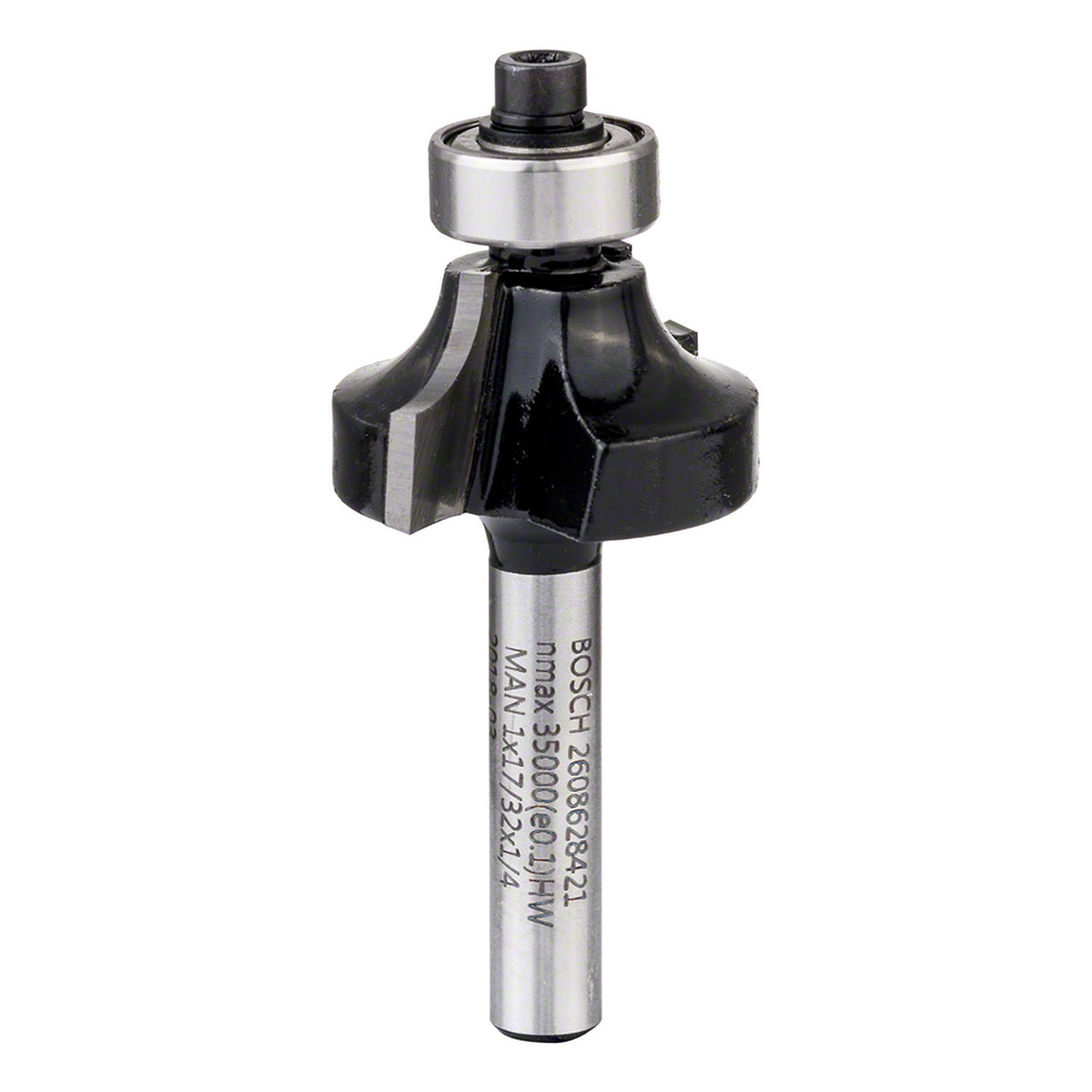 Fresa Redondeadora con Rodamiento Bosch - Diametro 1/4"