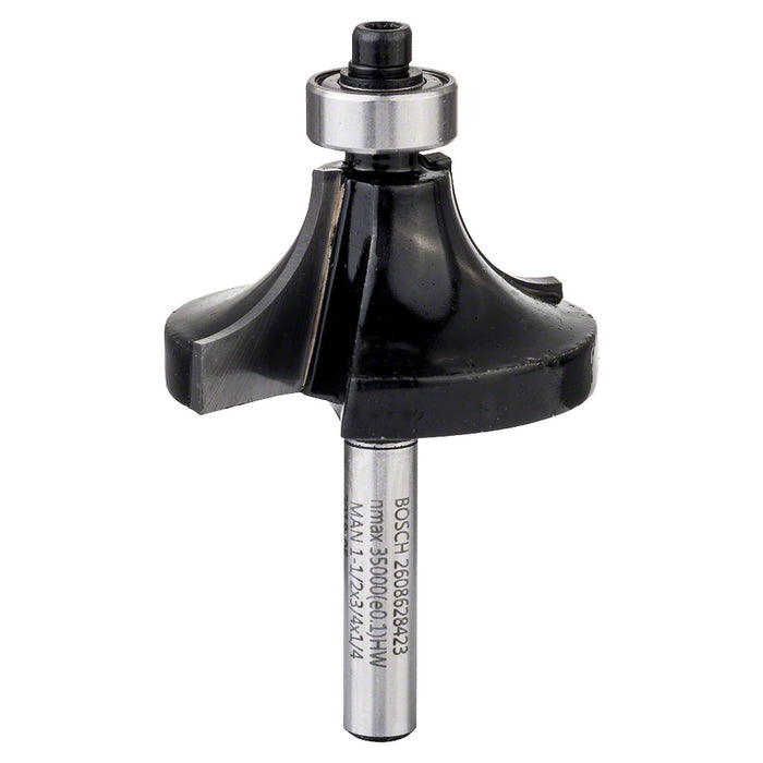 Fresa Redondeadora con Rodamiento Bosch - Diametro 1/2"