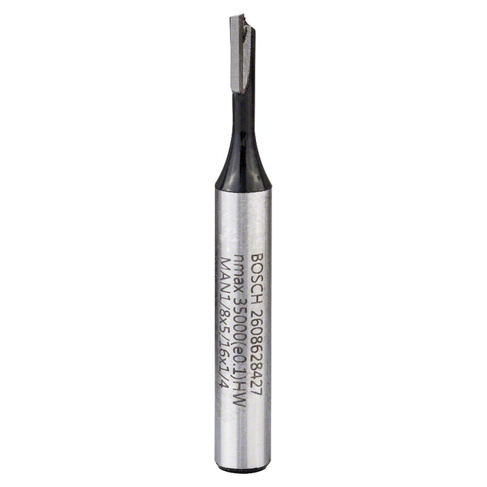 Fresa Ranura Recta Bosch - 1/ 8" - 1 Filo.