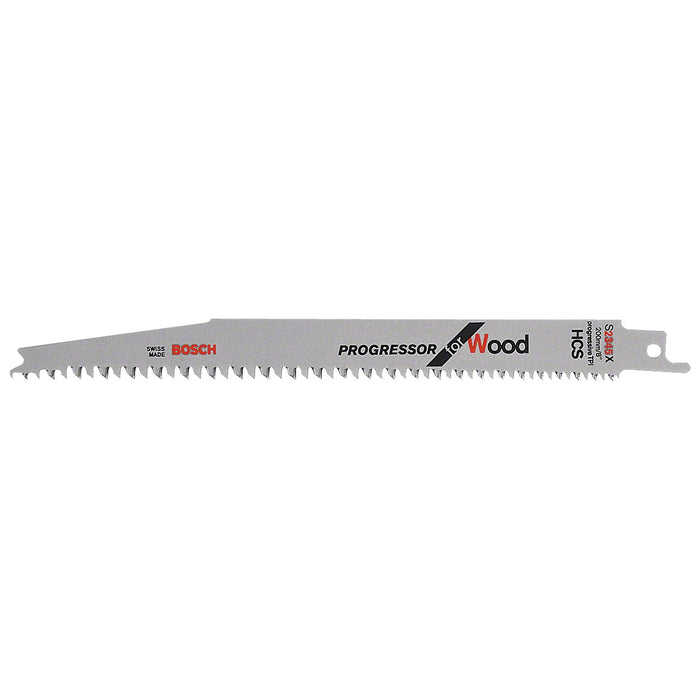 Hoja de Sierra Sable Bosch - S2345X - Progressor for Wood (Dientes Progresivos) - Largo 200mm - x5u