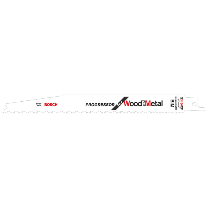 Hoja de Sierra Sable Bosch - S3456XF - Progressor for Wood and Metal - Largo 200mm - x5u