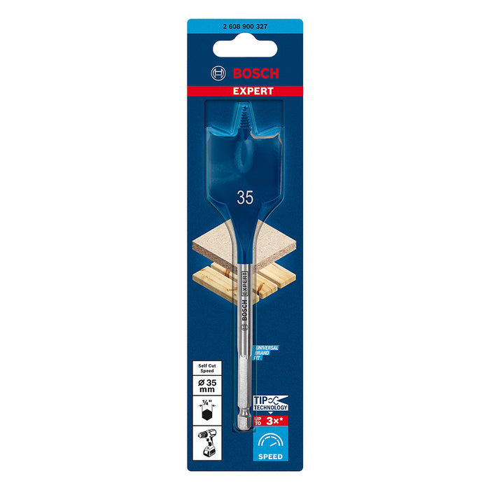 Broca Paleta para Madera Bosch - EXPERT - Self Cut Speed - 35mm x 152mm