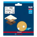 Disco de Lija EXPERT para Madera Bosch - 125mm - Grano 60 - x5u