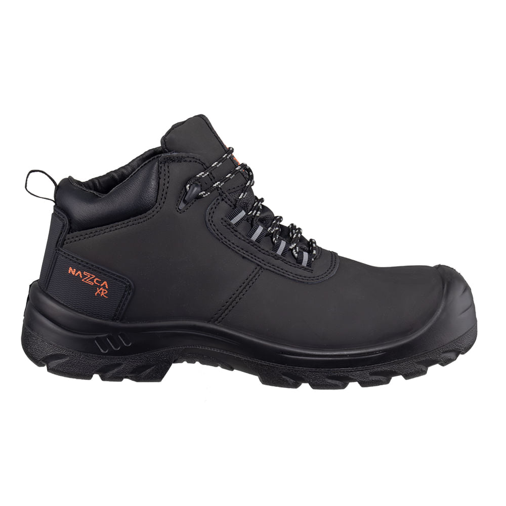 Botín de Seguridad Nazca XR06 Black Composite Antiperforante