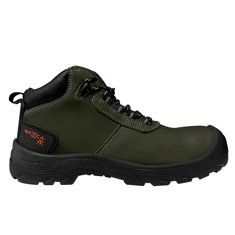 Botín de Seguridad Nazca XR06 Green Moss Antiperforante