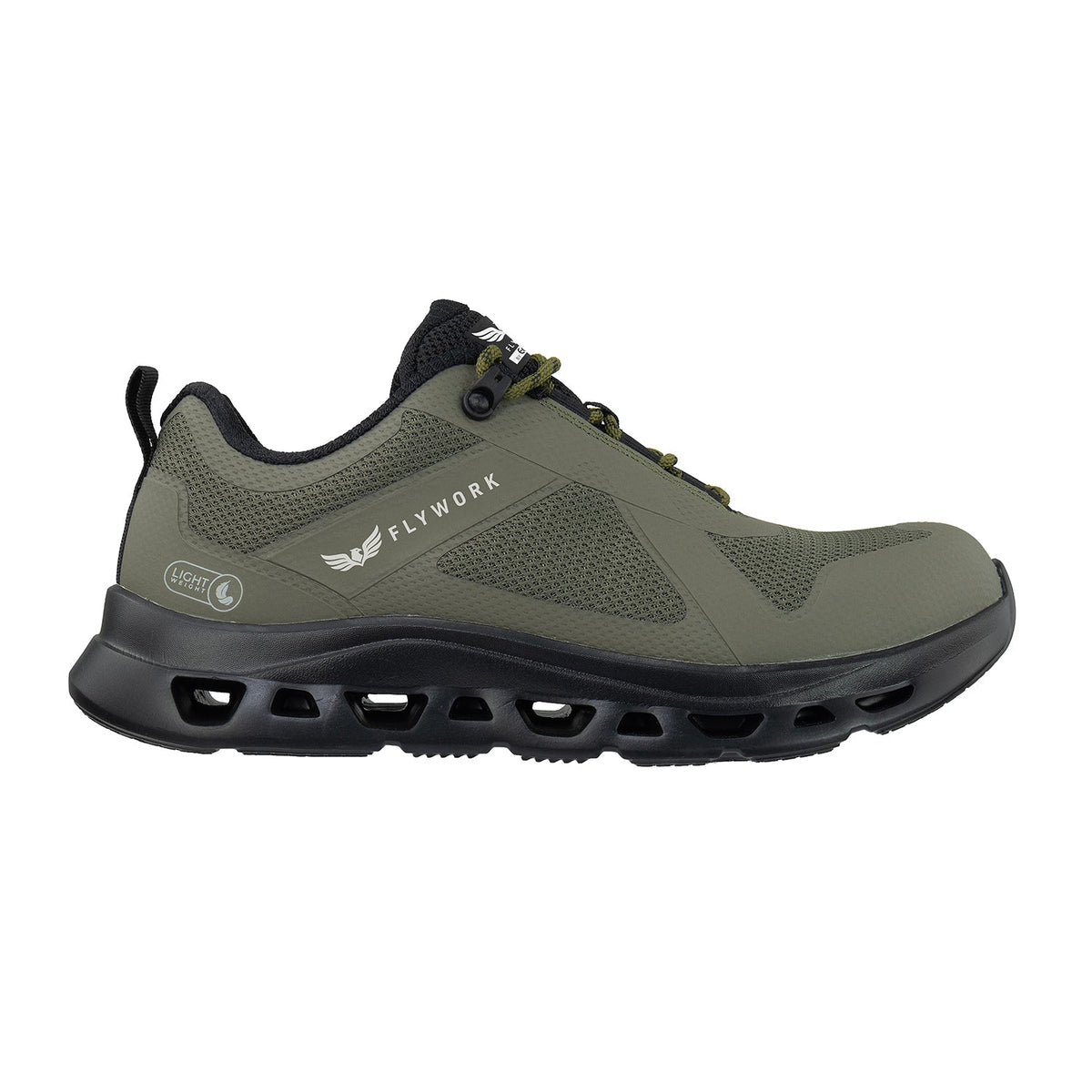 Calzado de Seguridad Edelbrock Fly Work I Low Green Black Composite
