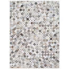 Alfombra Leather Patch Design DIB 60 × 120 cm