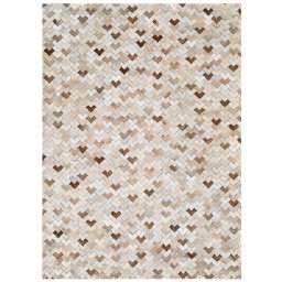 Alfombra Leather Patch Design DIB 60 × 120 cm