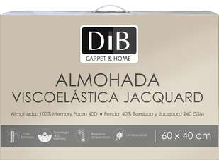 Almohada viscoelástica Jacquard DIB 40 × 60 cm