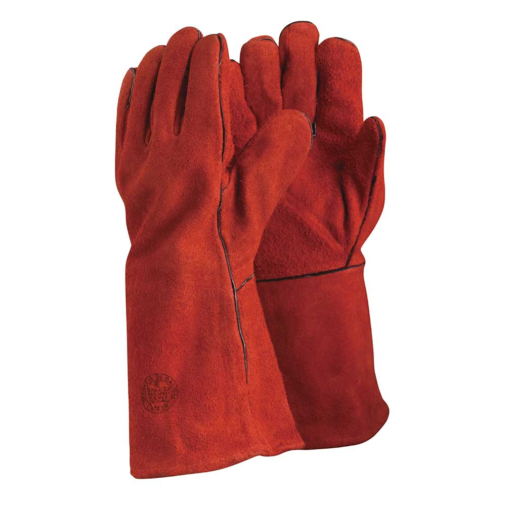 Guante Descarne Soldador Rojo SteelPro – Vista 2