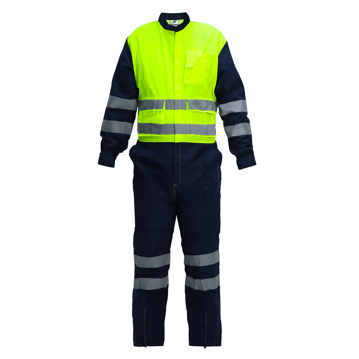 Overol Reflectivo Bicolor Azul/Amarillo RFX – Vista 3