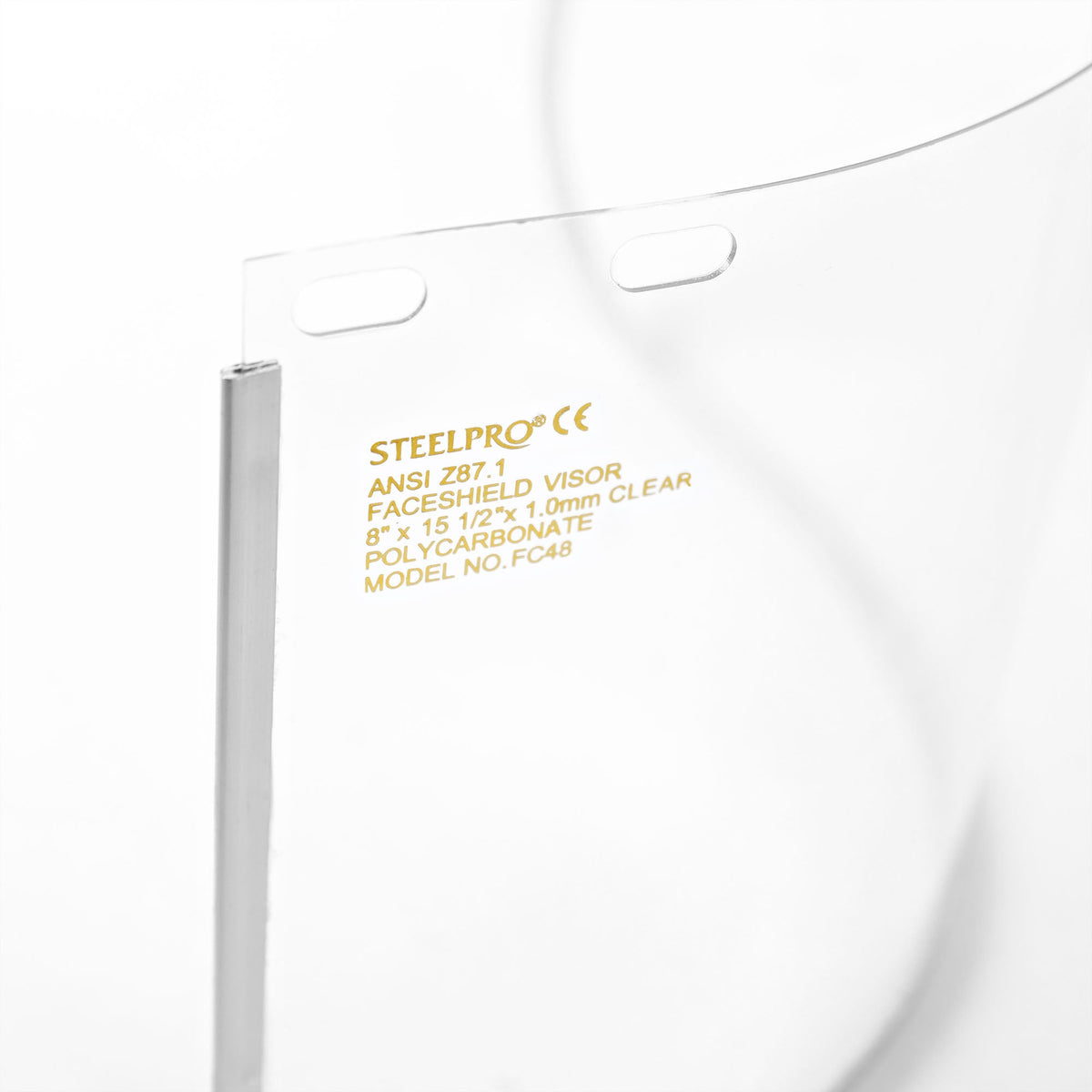 Visor de Policarbonato Ribete Aluminio 8 X 16 con Registro ISP SteelPro – Vista 5