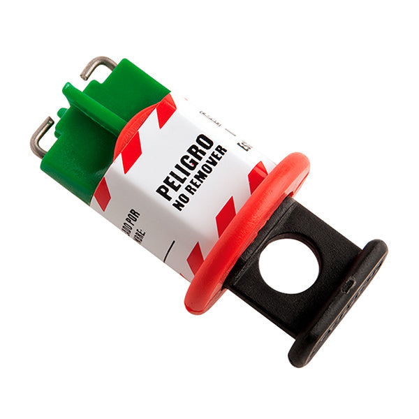 Bloqueo de Breaker Eléctrico Verde de 11 mm SteelPro – Vista 2