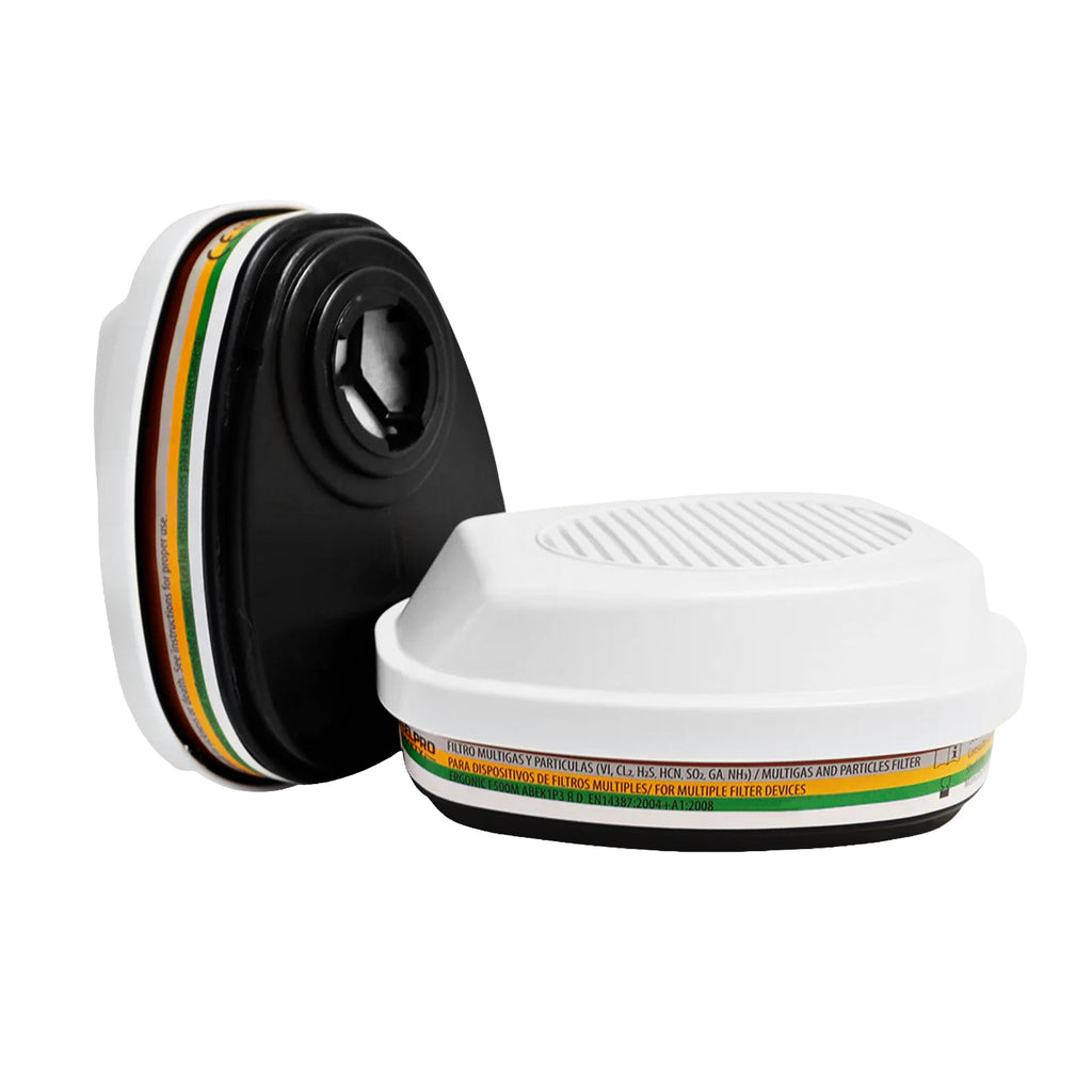 Filtro Ergonic F500MP3 ABEK1 P3 R SteelPro – Vista 2