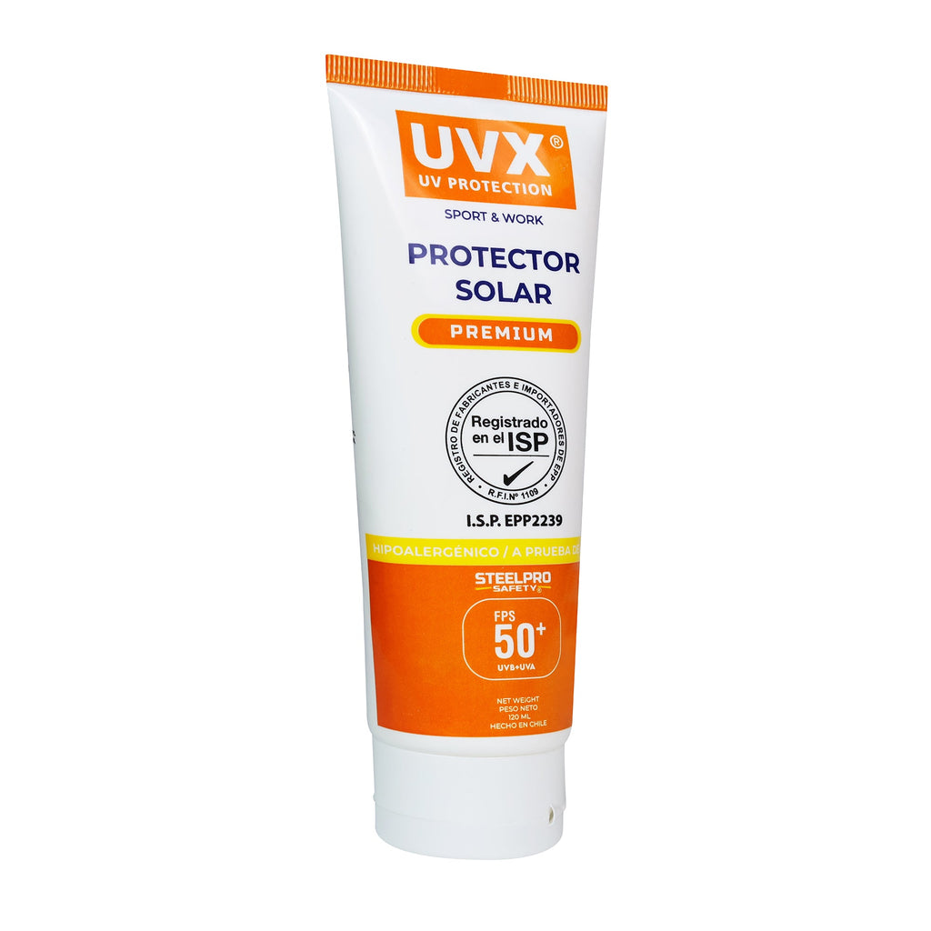 Crema Protección Solar UVX 120 ml. Premium SteelPro – Vista 3