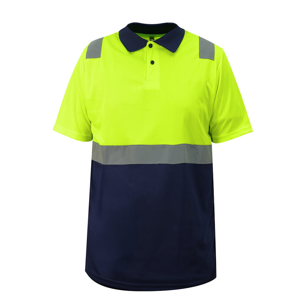 Polera Reflectiva Alaska Logistic Manga Corta – Vista 3