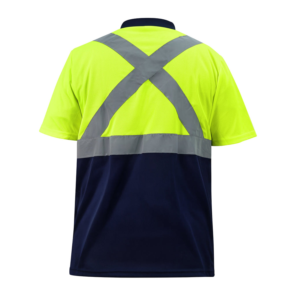 Polera Reflectiva Alaska Logistic Manga Corta – Vista 4
