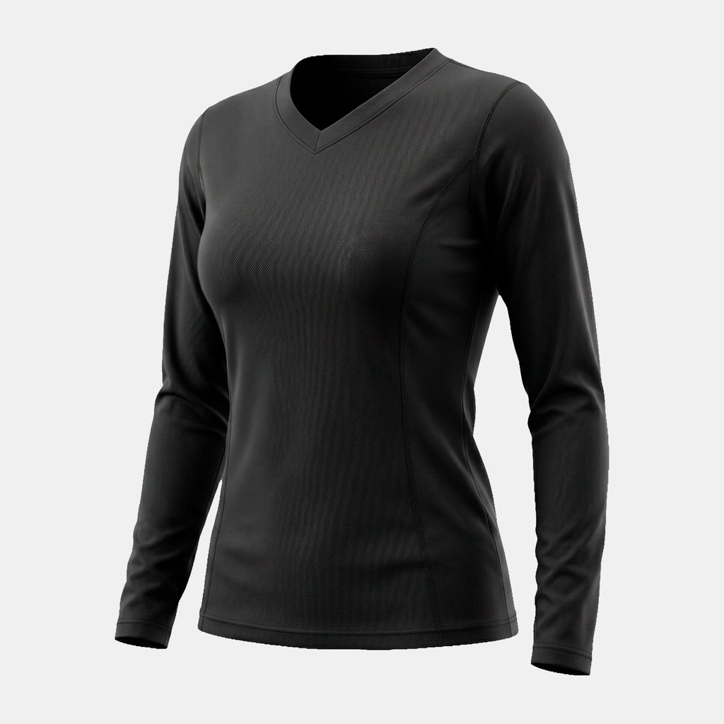 Conjunto Interior Poliéster Hardwork Cooldry Mujer Negro – Vista 4