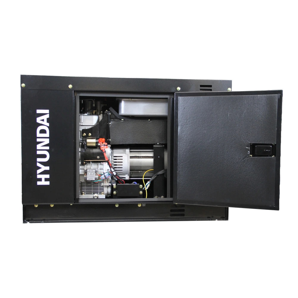 Generador Hyundai Diesel 8.5 kVA Monofásico Cerrado 78DHY10000SE — fotografía oficial, vista 2