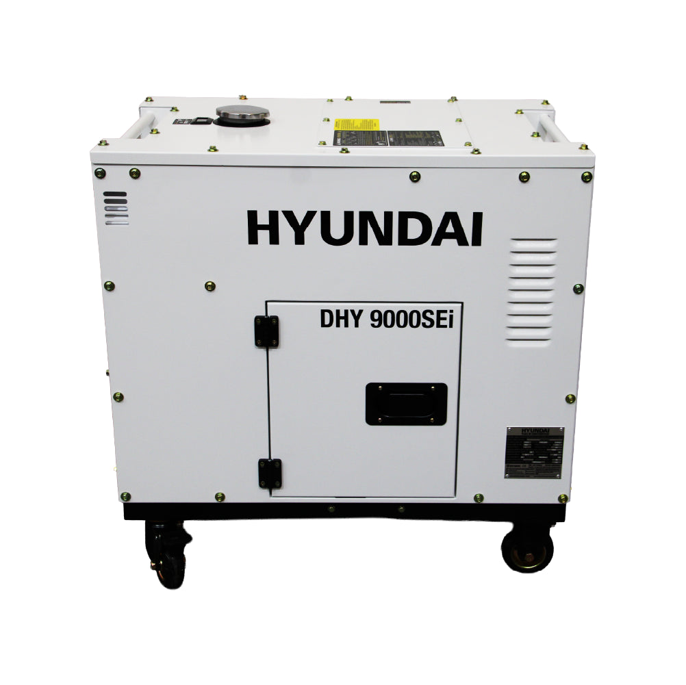 Generador Inverter Diésel Hyundai 6/6,5 kW Monofásico Cerrado 78DHY9000SEI — fotografía oficial, vista 2
