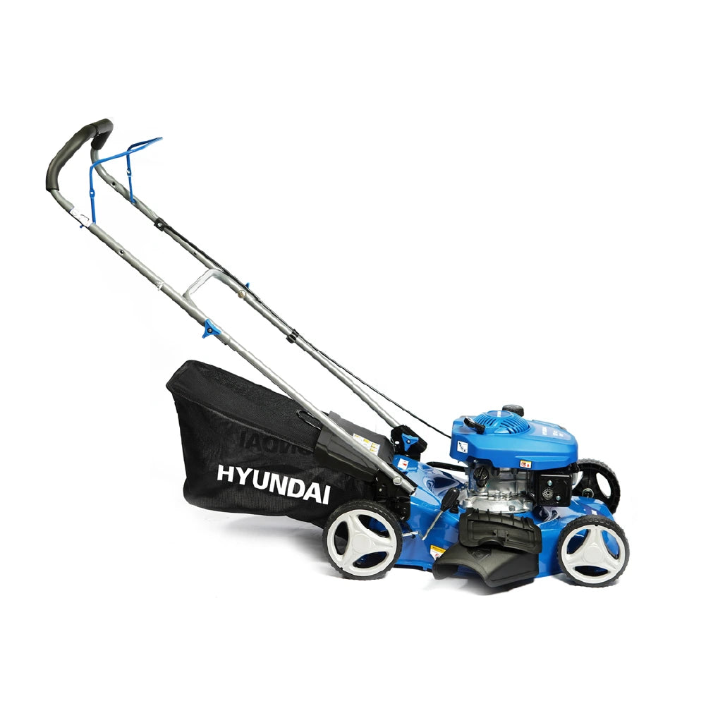 Cortacésped Hyundai 18” 150 cc con Recolector 82HYGM46P — fotografía oficial, vista 2