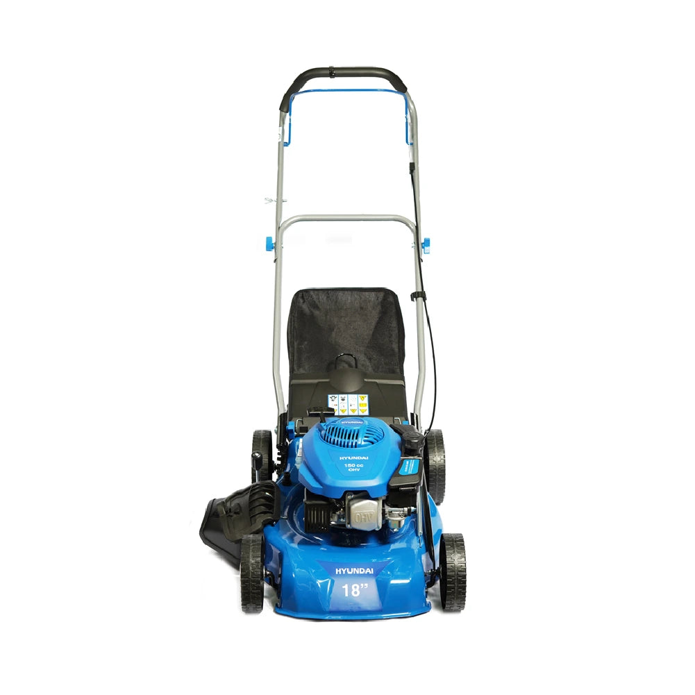 Cortacésped Hyundai 18” 150 cc con Recolector 82HYGM46P — fotografía oficial, vista 3