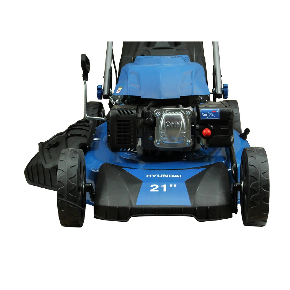 Cortacésped Hyundai 21” 173 cc Autopropulsado con Recolector 82HYGM53S — fotografía oficial, vista 4