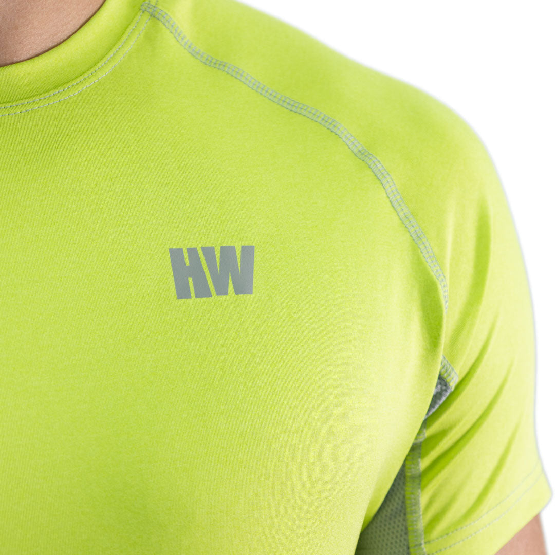 Polera Dry Fit Hardwork SPX Manga Corta Hombre Lime – Vista 4