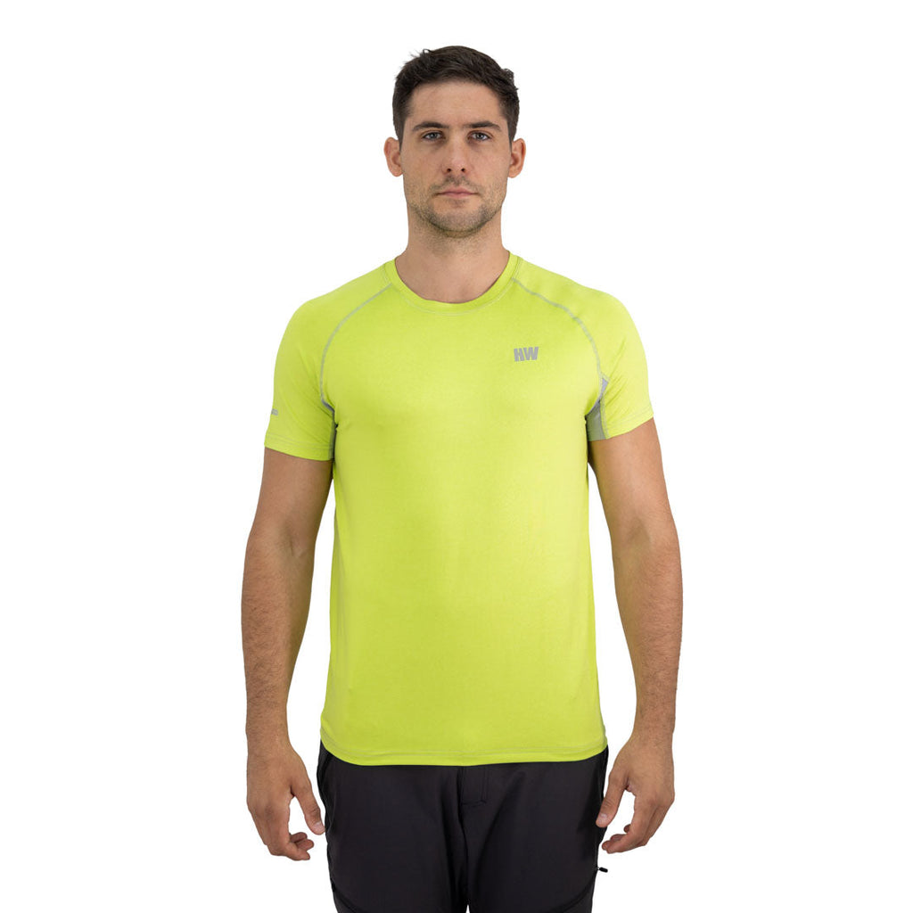 Polera Dry Fit Hardwork SPX Manga Corta Hombre Lime – Vista 3