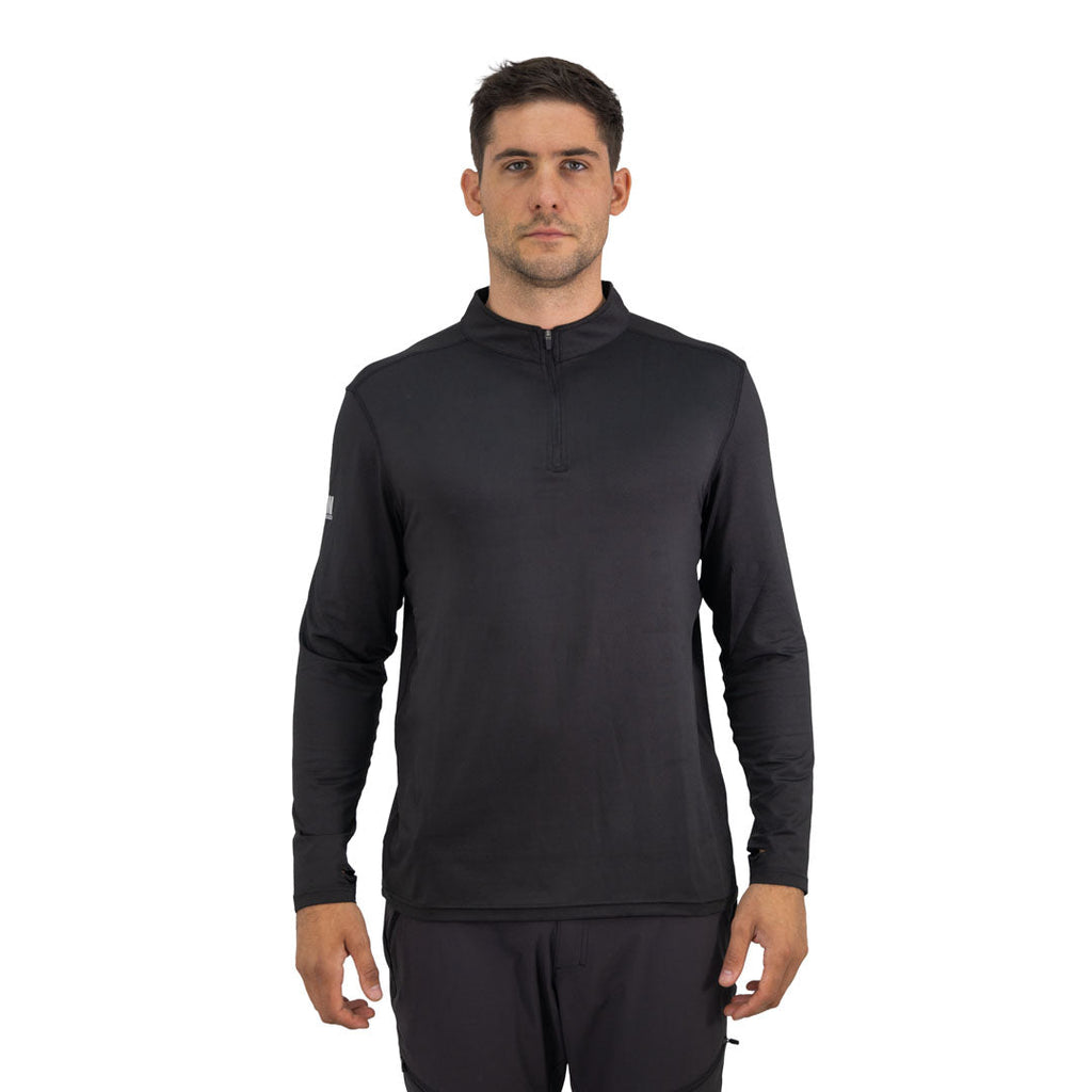 Polera Dry Fit Hardwork SPX Manga Larga Hombre Black – Vista 4