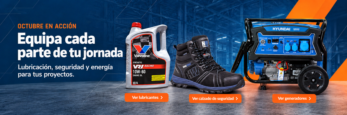 Octubre en acción. Lubricación, seguridad y energía para tus proyectos.