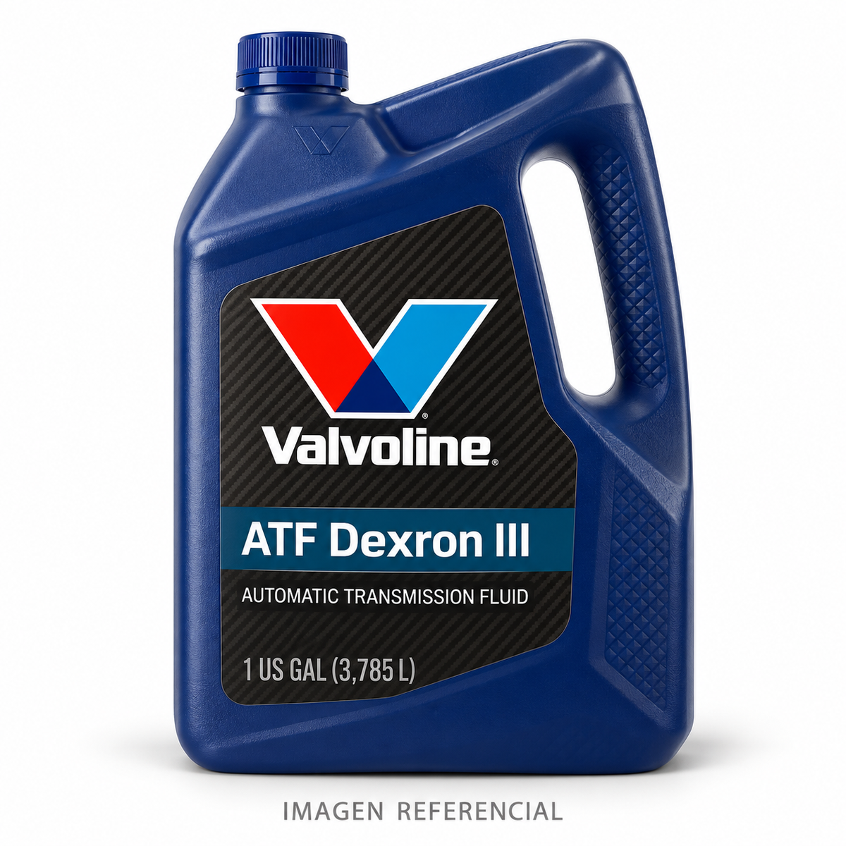 Imagen referencial generada: Valvoline ATF Dexron III, 1 gal. El envase real puede variar.