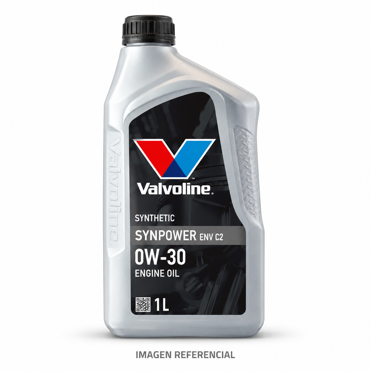 Imagen referencial generada: Valvoline SynPower ENV C2 0W-30, 1 L. El envase real puede variar.
