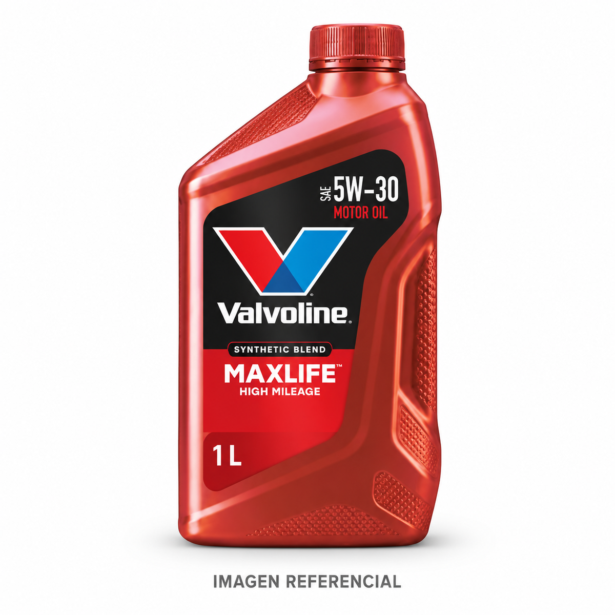 Imagen referencial generada: Valvoline MaxLife 5W-30, 1 L. El envase real puede variar.