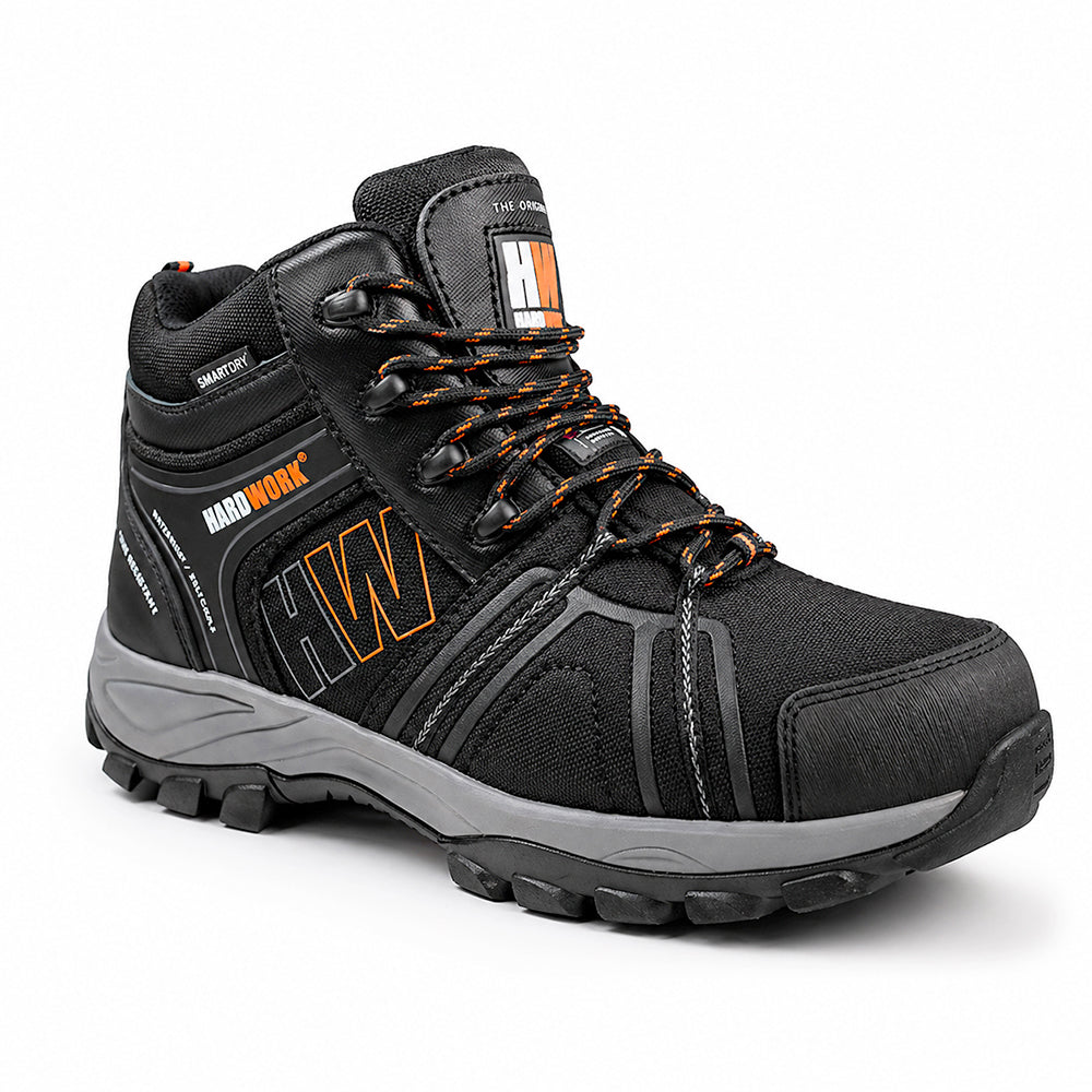 Zapato de Seguridad HW Bering Low Black Impermeable